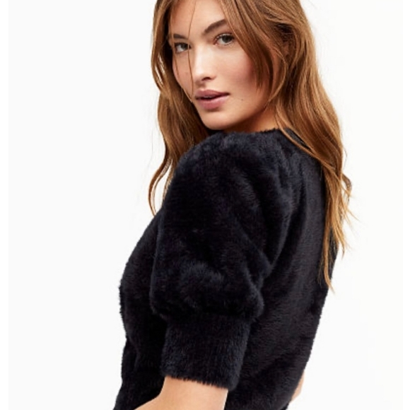 For Love and Lemons Fiona Cropped Sweater NWT - Picture 3 of 8